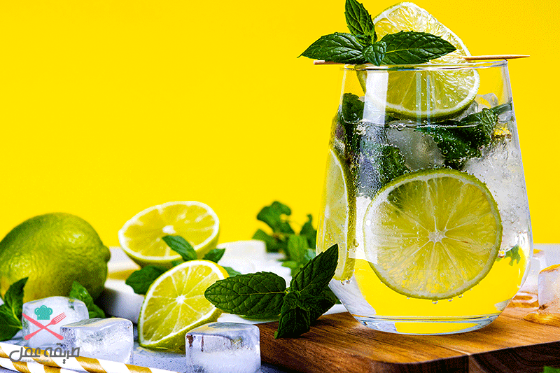 طريقة عمل عصير ليمون بالنعناع 